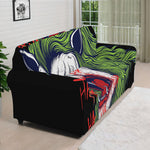 Lion Joker Print Sofa Cover