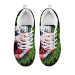 Lion Joker Print White Sneakers
