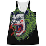 Lion Joker Print Women's Racerback Tank Top
