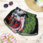 Lion Joker Print Women's Shorts