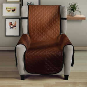 Liquid Chocolate Print Armchair Protector