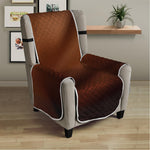 Liquid Chocolate Print Armchair Protector