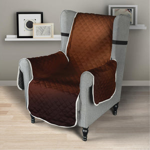 Liquid Chocolate Print Armchair Protector