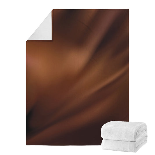 Liquid Chocolate Print Blanket