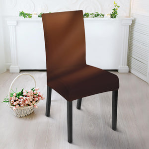 Liquid Chocolate Print Dining Chair Slipcover