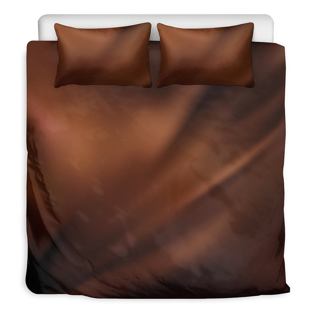 Liquid Chocolate Print Duvet Cover Bedding Set