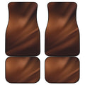 Liquid Chocolate Print Front and Back Car Floor Mats