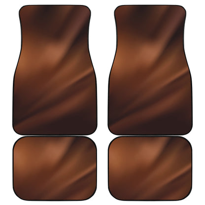 Liquid Chocolate Print Front and Back Car Floor Mats