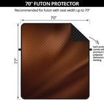 Liquid Chocolate Print Futon Protector