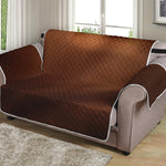 Liquid Chocolate Print Loveseat Protector