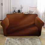 Liquid Chocolate Print Loveseat Slipcover