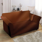 Liquid Chocolate Print Loveseat Slipcover