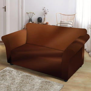 Liquid Chocolate Print Loveseat Slipcover