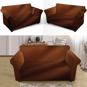 Liquid Chocolate Print Loveseat Slipcover