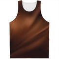 Liquid Chocolate Print Men's Tank Top