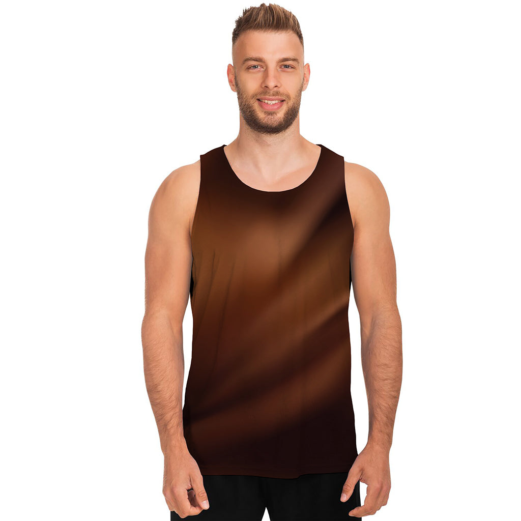 Liquid Chocolate Print Men's Tank Top