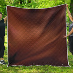 Liquid Chocolate Print Quilt