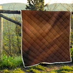 Liquid Chocolate Print Quilt