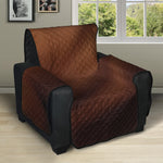 Liquid Chocolate Print Recliner Protector