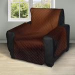 Liquid Chocolate Print Recliner Protector