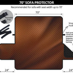 Liquid Chocolate Print Sofa Protector