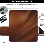 Liquid Chocolate Print Sofa Protector