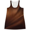 Liquid Chocolate Print Women's Racerback Tank Top