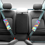 Liquid Holographic Trippy Print Car Seat Belt Covers