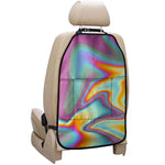 Liquid Holographic Trippy Print Car Seat Organizers
