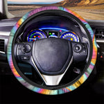 Liquid Holographic Trippy Print Car Steering Wheel Cover