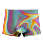 Liquid Holographic Trippy Print Men's Boxer Briefs