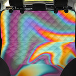 Liquid Holographic Trippy Print Pet Car Back Seat Cover