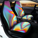 Liquid Holographic Trippy Print Universal Fit Car Seat Covers