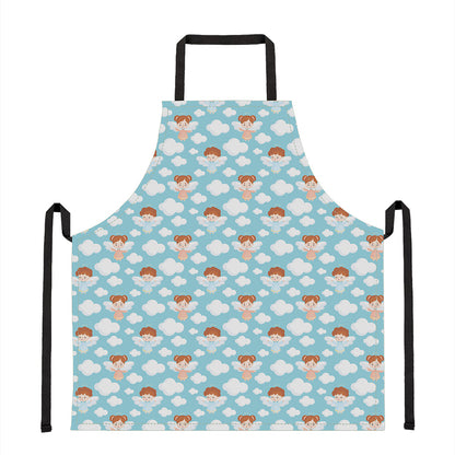 Little Angel Pattern Print Apron