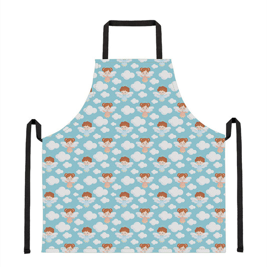 Little Angel Pattern Print Apron