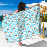 Little Angel Pattern Print Beach Sarong Wrap