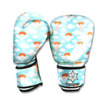 Little Angel Pattern Print Boxing Gloves