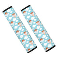 Little Angel Pattern Print Car Seat Belt Covers