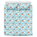Little Angel Pattern Print Duvet Cover Bedding Set