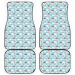 Little Angel Pattern Print Front and Back Car Floor Mats