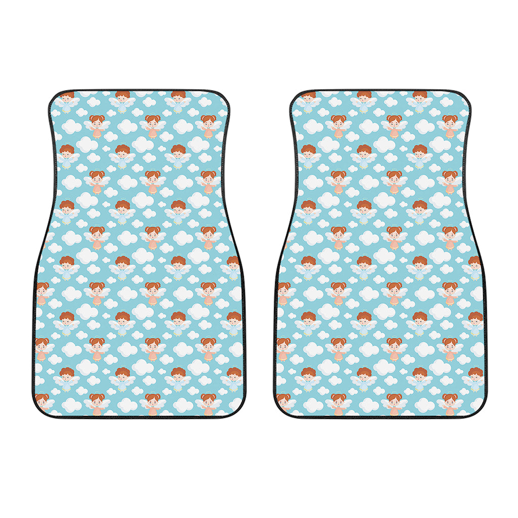 Little Angel Pattern Print Front Car Floor Mats