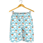 Little Angel Pattern Print Men's Shorts