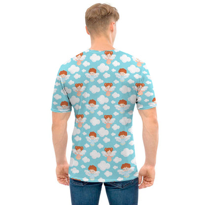 Little Angel Pattern Print Men's T-Shirt