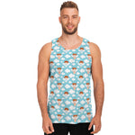 Little Angel Pattern Print Men's Tank Top