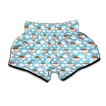 Little Angel Pattern Print Muay Thai Boxing Shorts