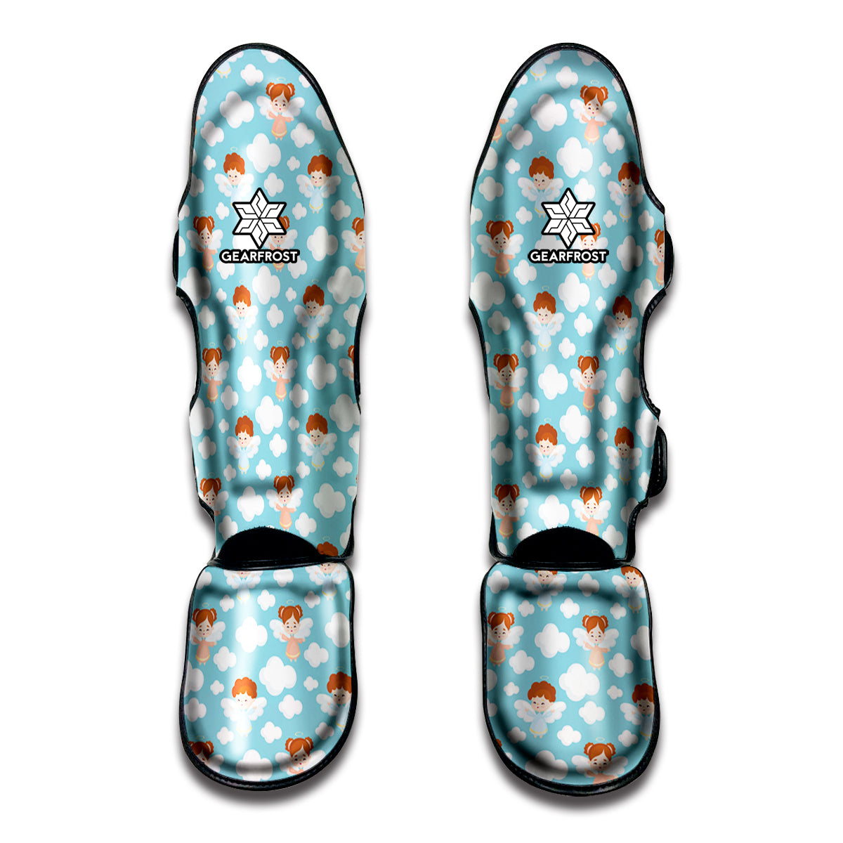 Little Angel Pattern Print Muay Thai Shin Guard