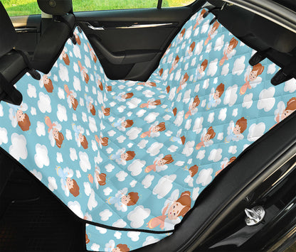 Little Angel Pattern Print Pet Car Back Seat Cover