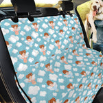 Little Angel Pattern Print Pet Car Back Seat Cover