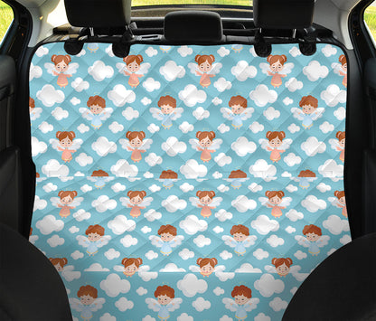 Little Angel Pattern Print Pet Car Back Seat Cover