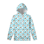 Little Angel Pattern Print Pullover Hoodie